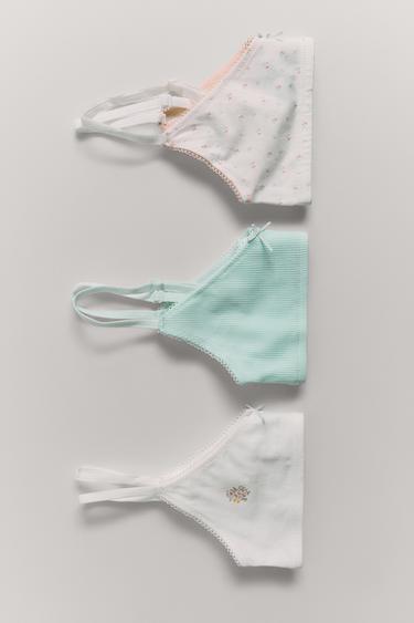 AGE 9-14/ THREE-PACK OF PATCHWORK TOPS - Multicoloured by Zara