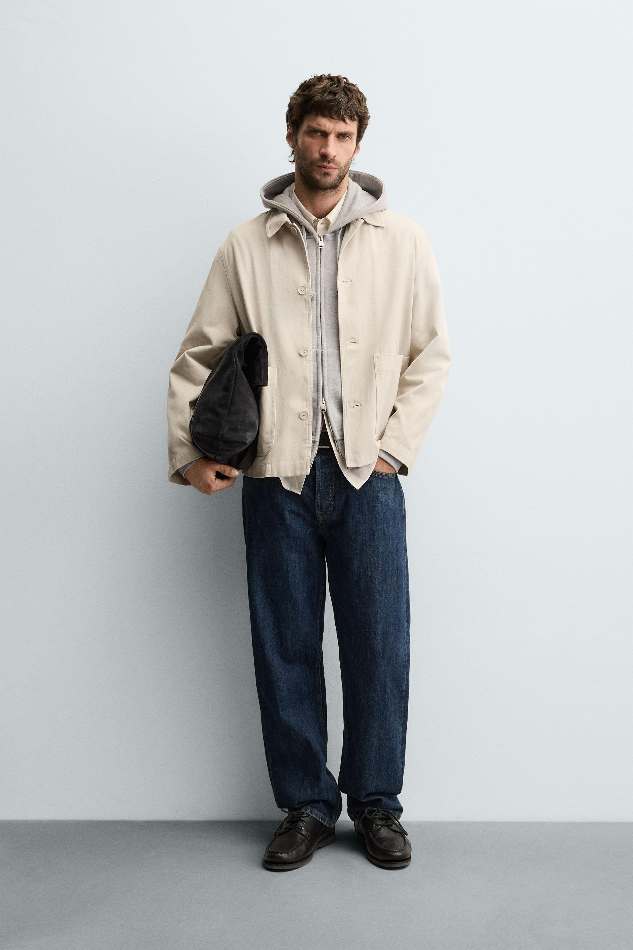 LIGHTWEIGHT JACKET WITH POCKETS - Sand | ZARA United States