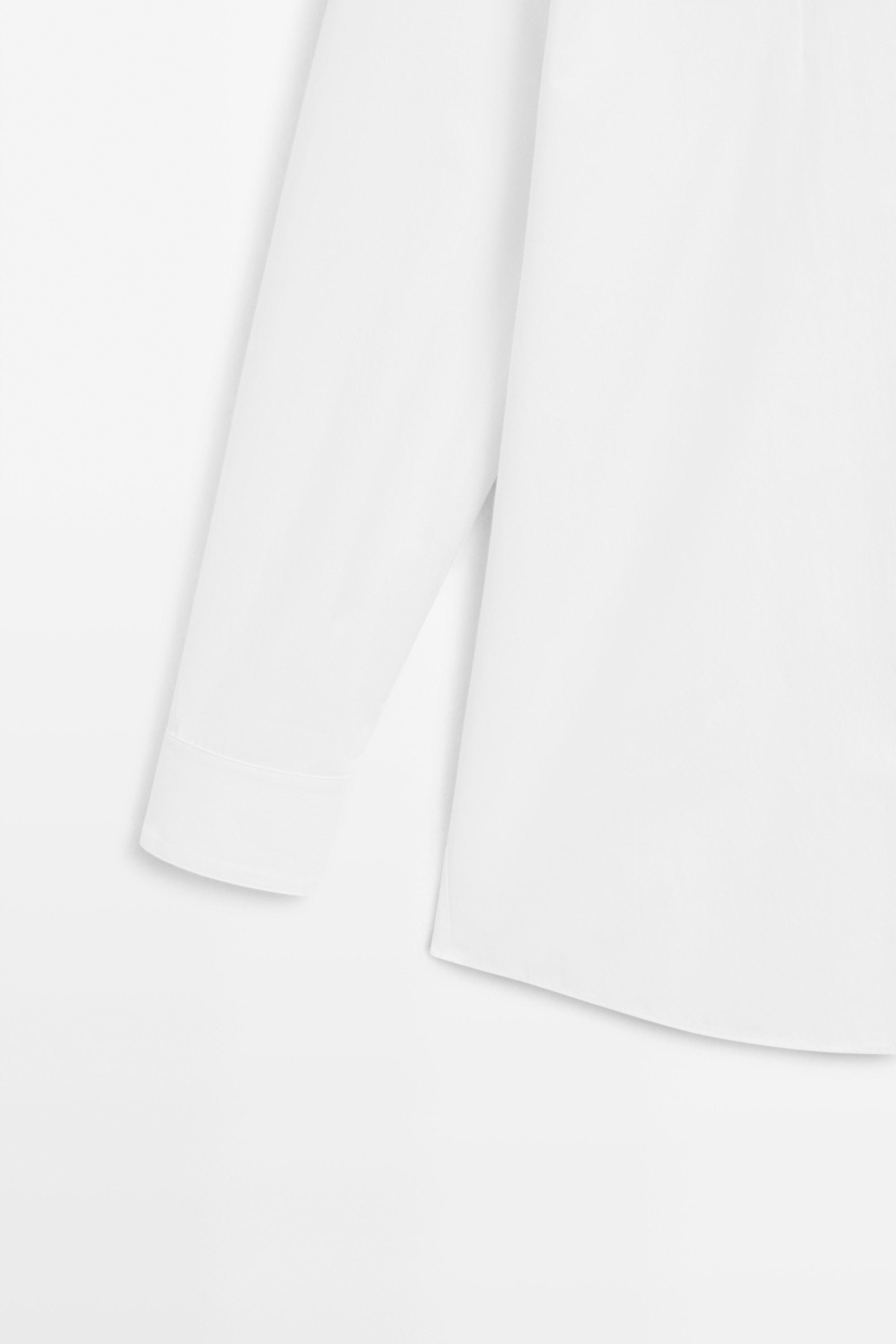 Chemise en popeline 100 % coton