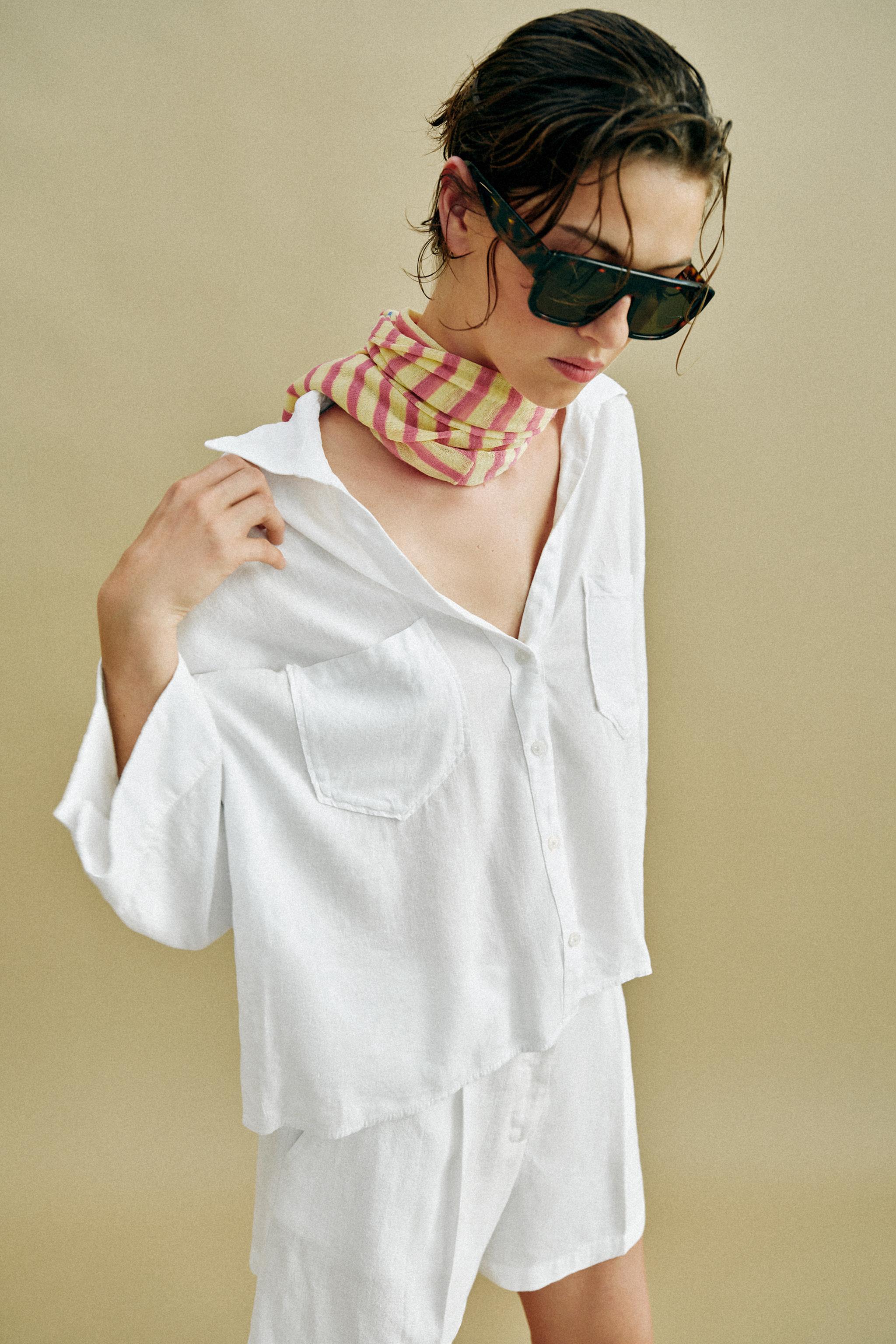 CHEMISE FLUIDE AVEC LIN