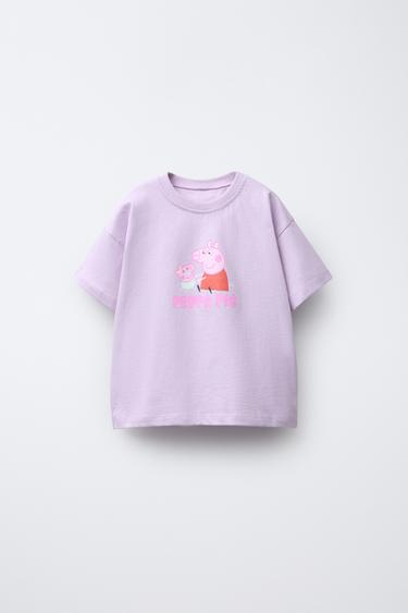 Zara PEPPA PIG ™ 印花 T 恤 - 紫色 - 圖片 0