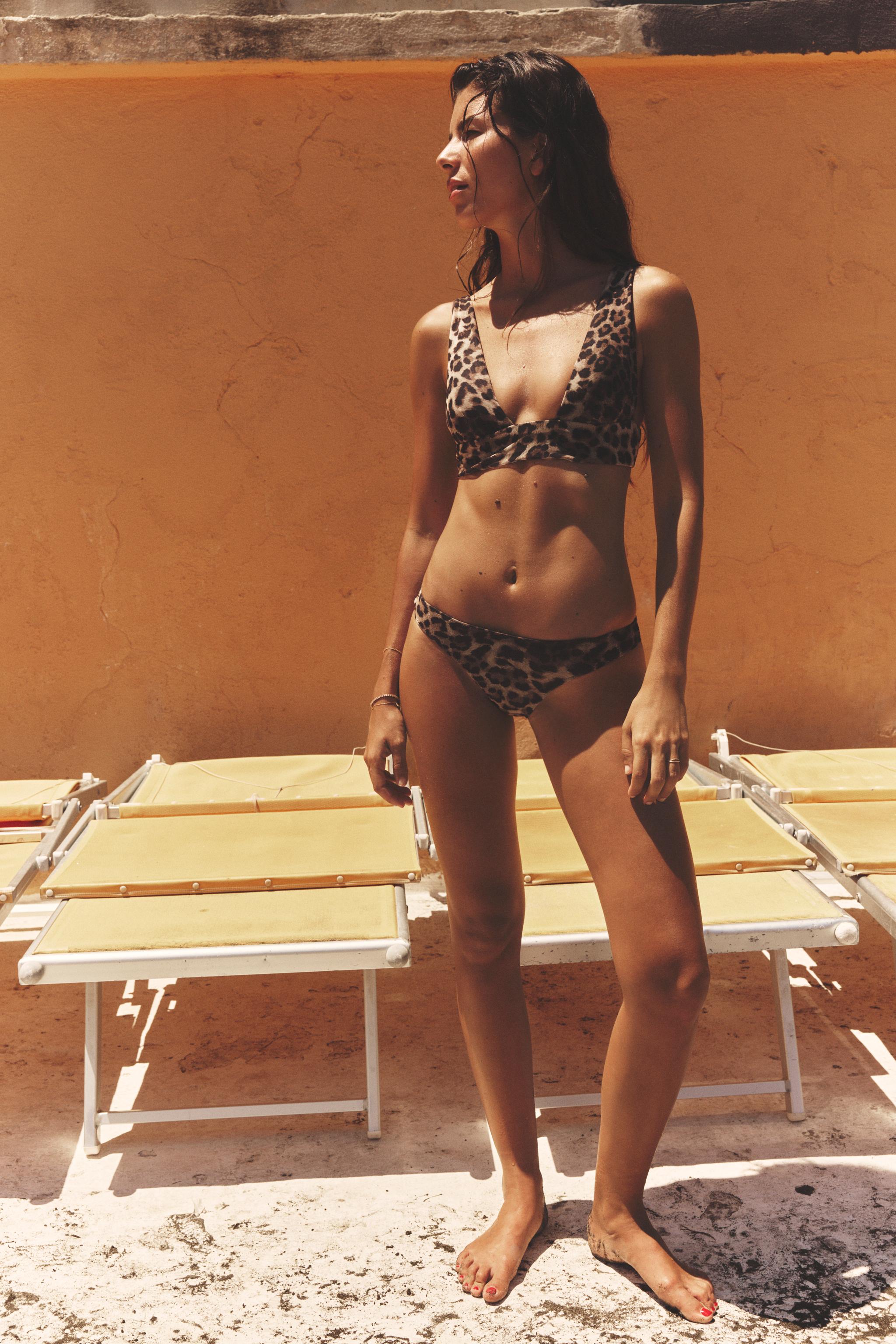 Animal print bikini bottoms online