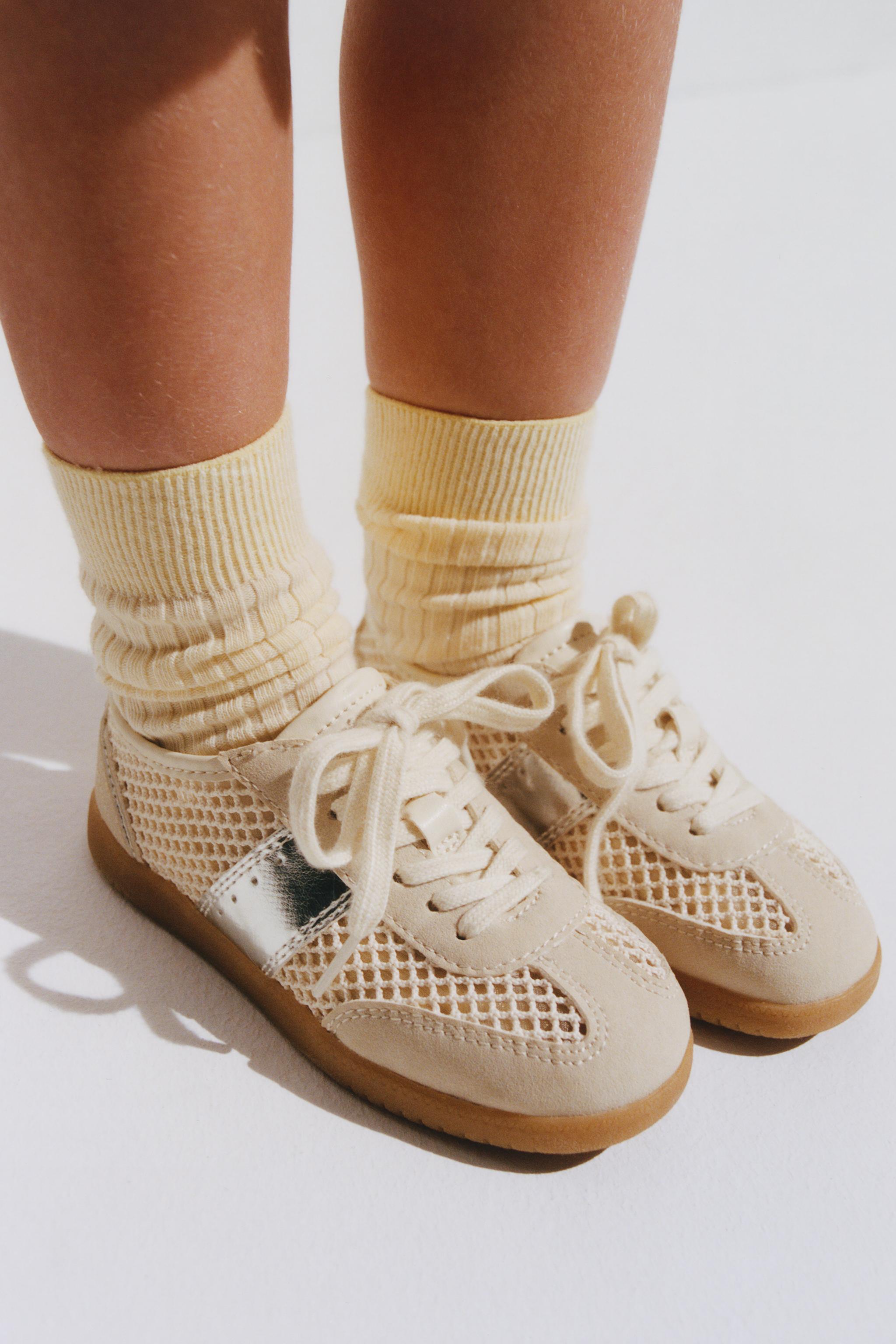 MESH SNEAKERS — White