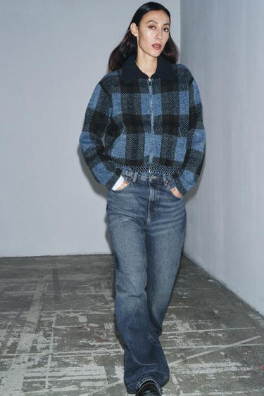 CHECKED CARDIGAN - Multicoloured by Zara