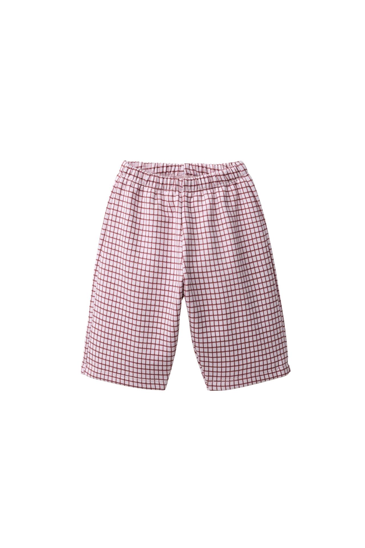 CHECK PRINT TROUSERS