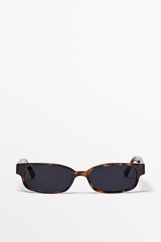 Zara Tortoiseshell-effect sunglasses - Caramel - Image 0