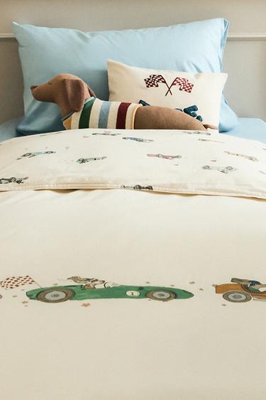 FUNDA NÓRDICA INFANTIL PERRO DE CARRERAS - Multicolor de Zara