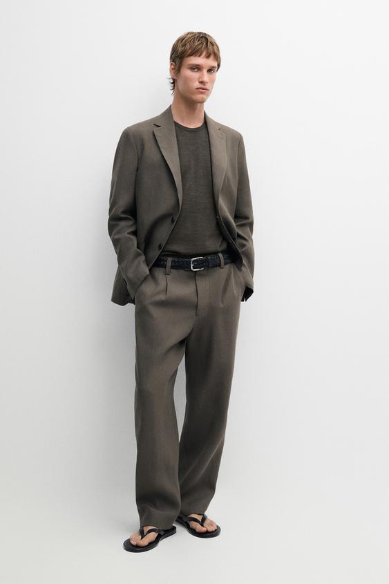 100% linen suit blazer from Zara - $420