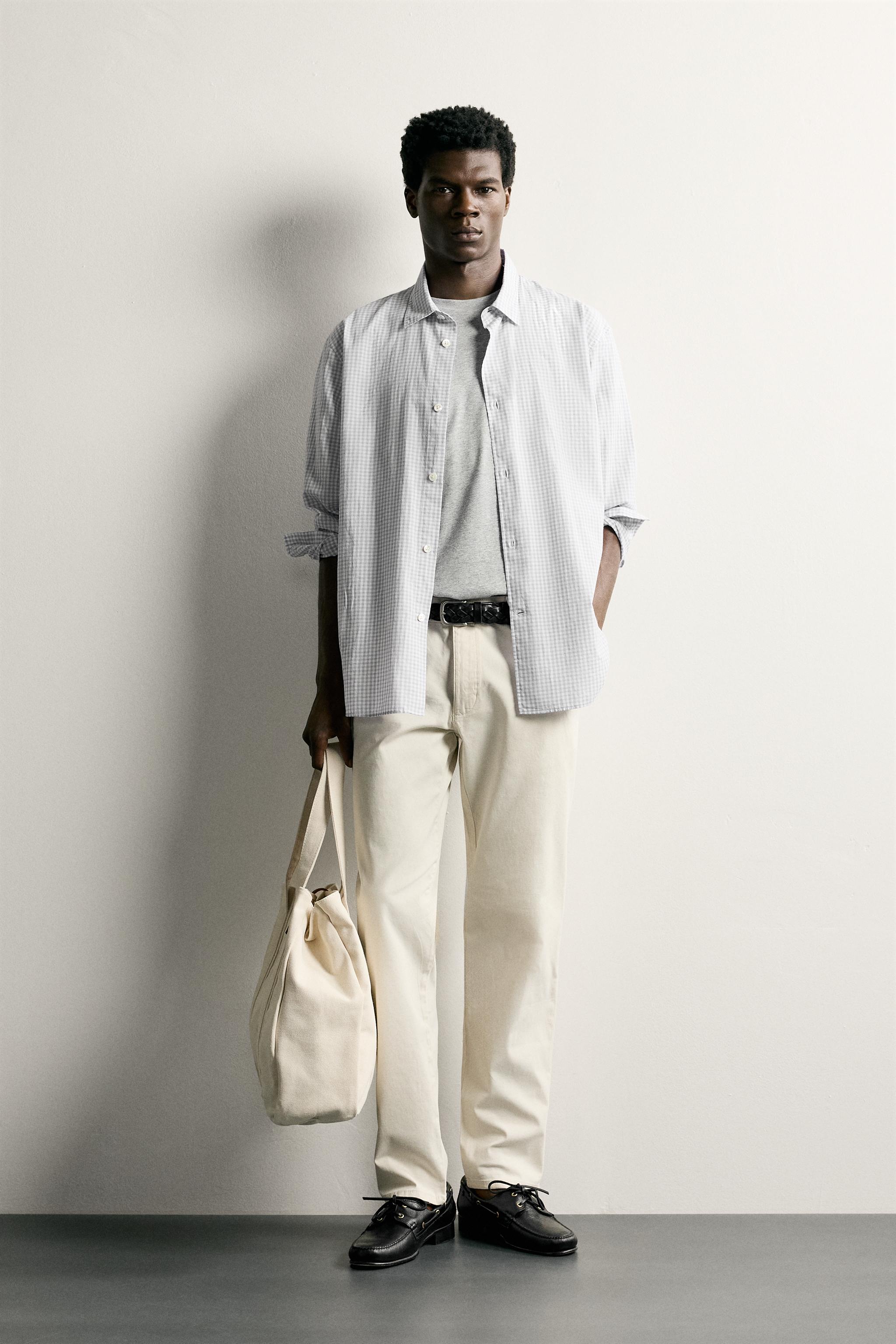 Zara SLIM FIT CHINO PANTOLON