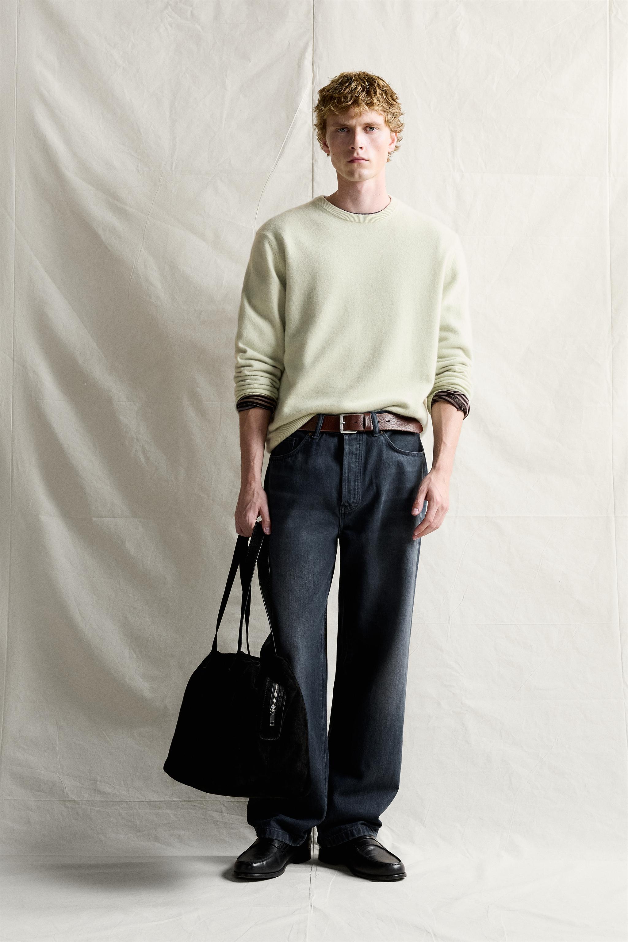 Zara REGULAR FIT %100 KAŞMİR KAZAK