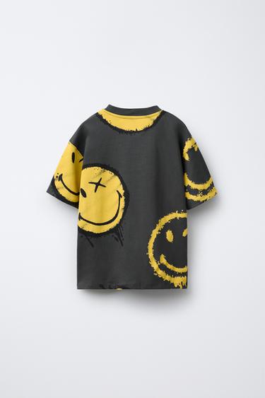 T-SHIRT IMPRIMÉ SMILEYWORLD ® - Gris anthracite de Zara - Image 1