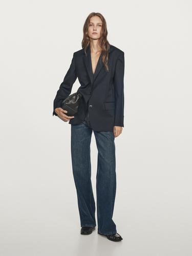 Americana dos botones 100% extrafina - Marino de Zara