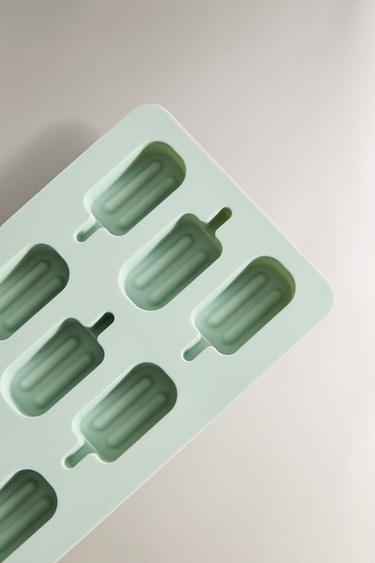 SILICONE ICE BUCKET TRAY FOR ICE LOLLIES - Turquoise by Zara - Image 2