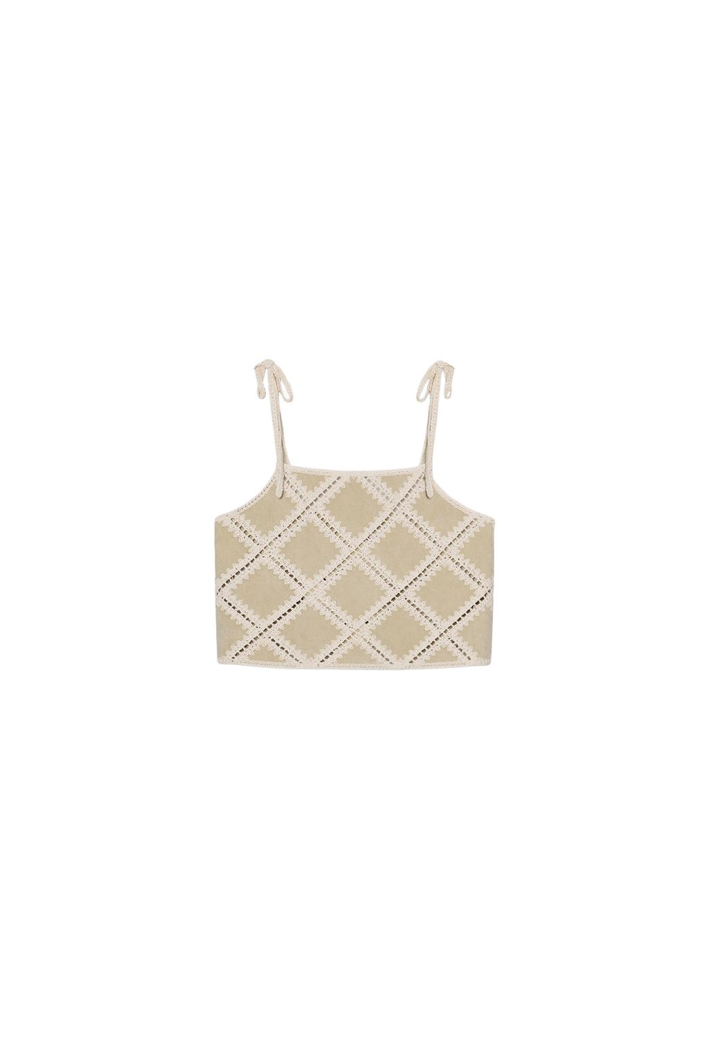 PATCHWORK STRAPPY TOP - image 3