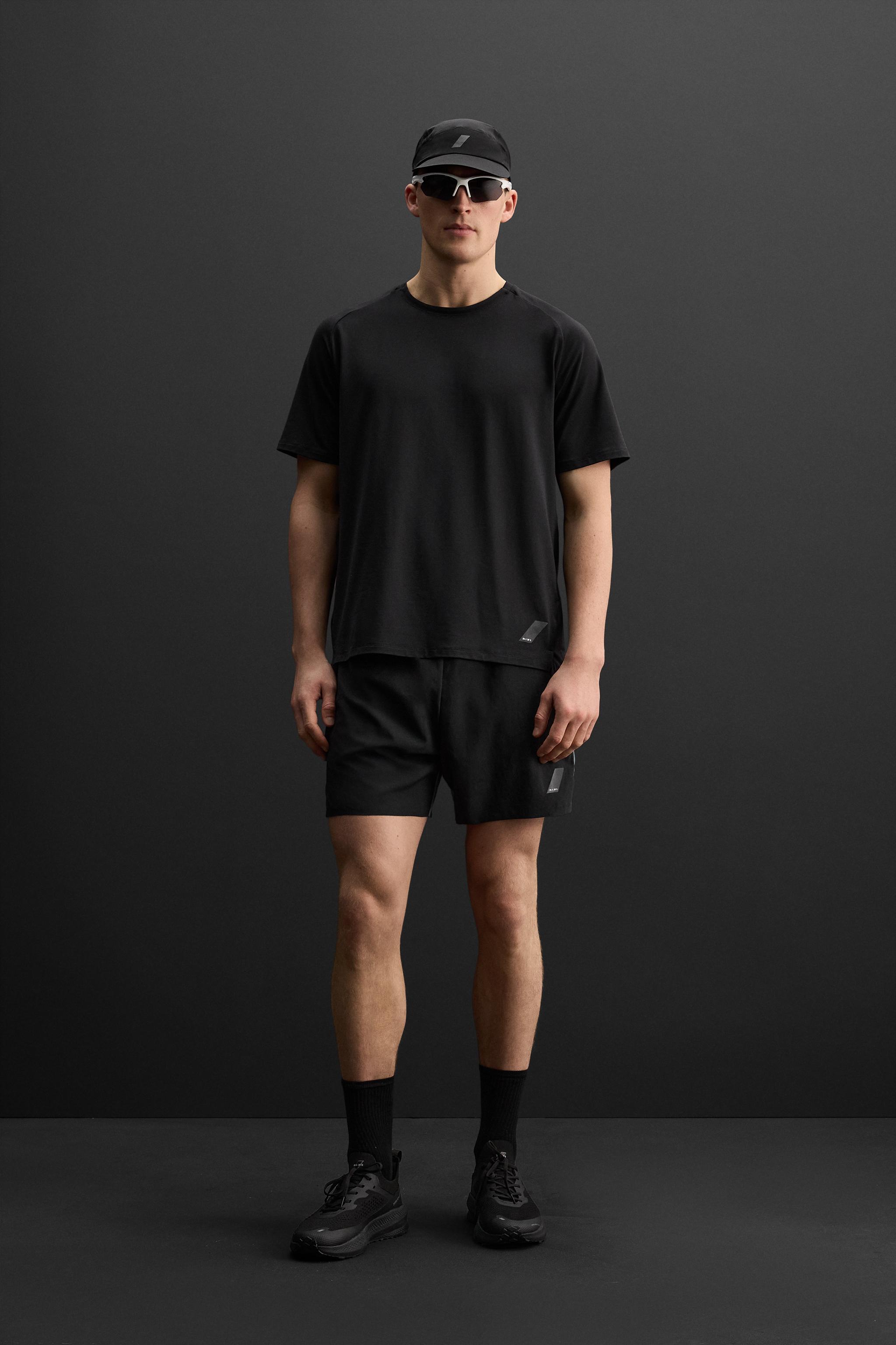 トレーニングテクスチャーTシャツ - ネイビーブルー | ZARA