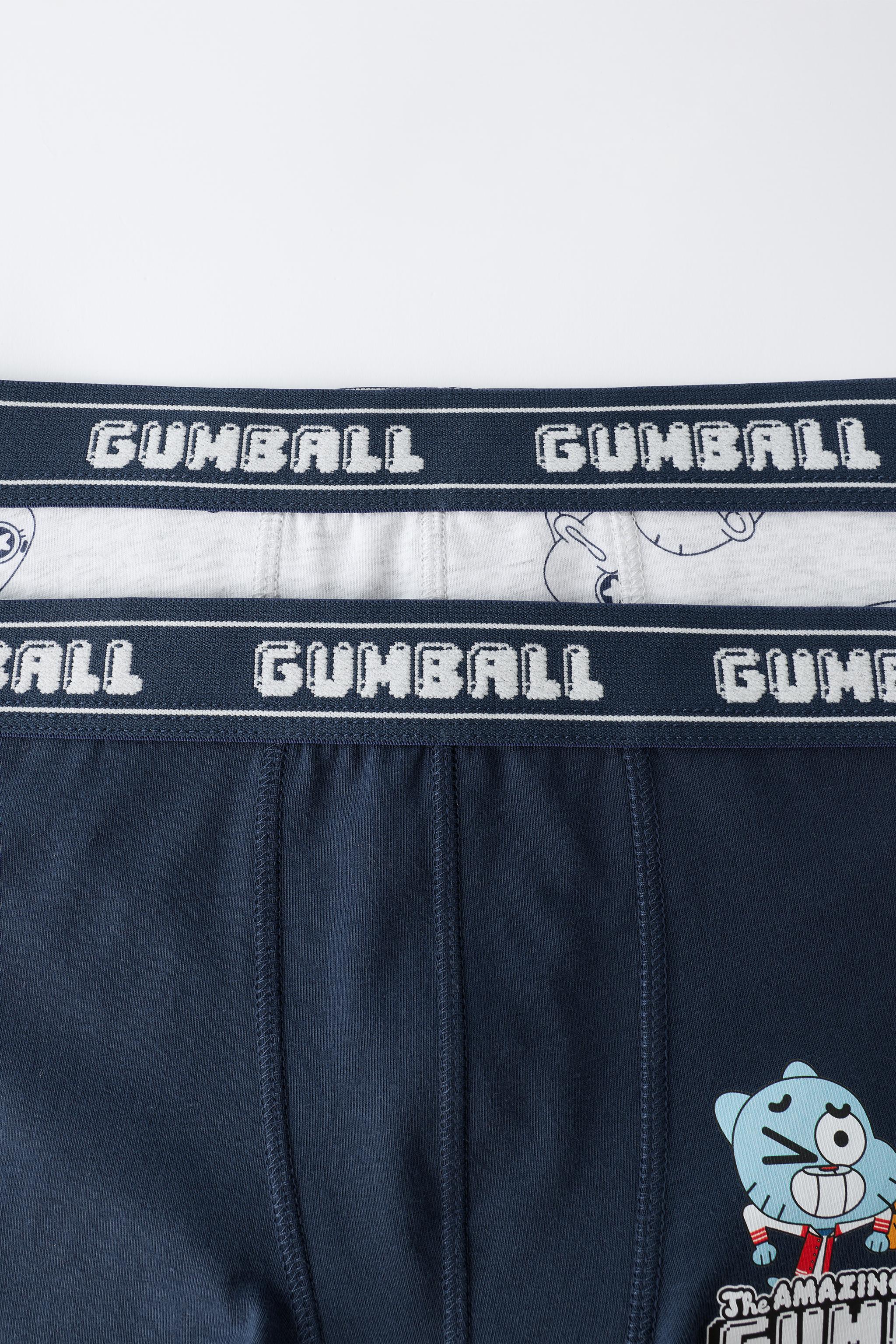 6-14 YEARS/ GUMBALL CARTOON NETWORK™ TWO-PACK BOXER BRIEFS