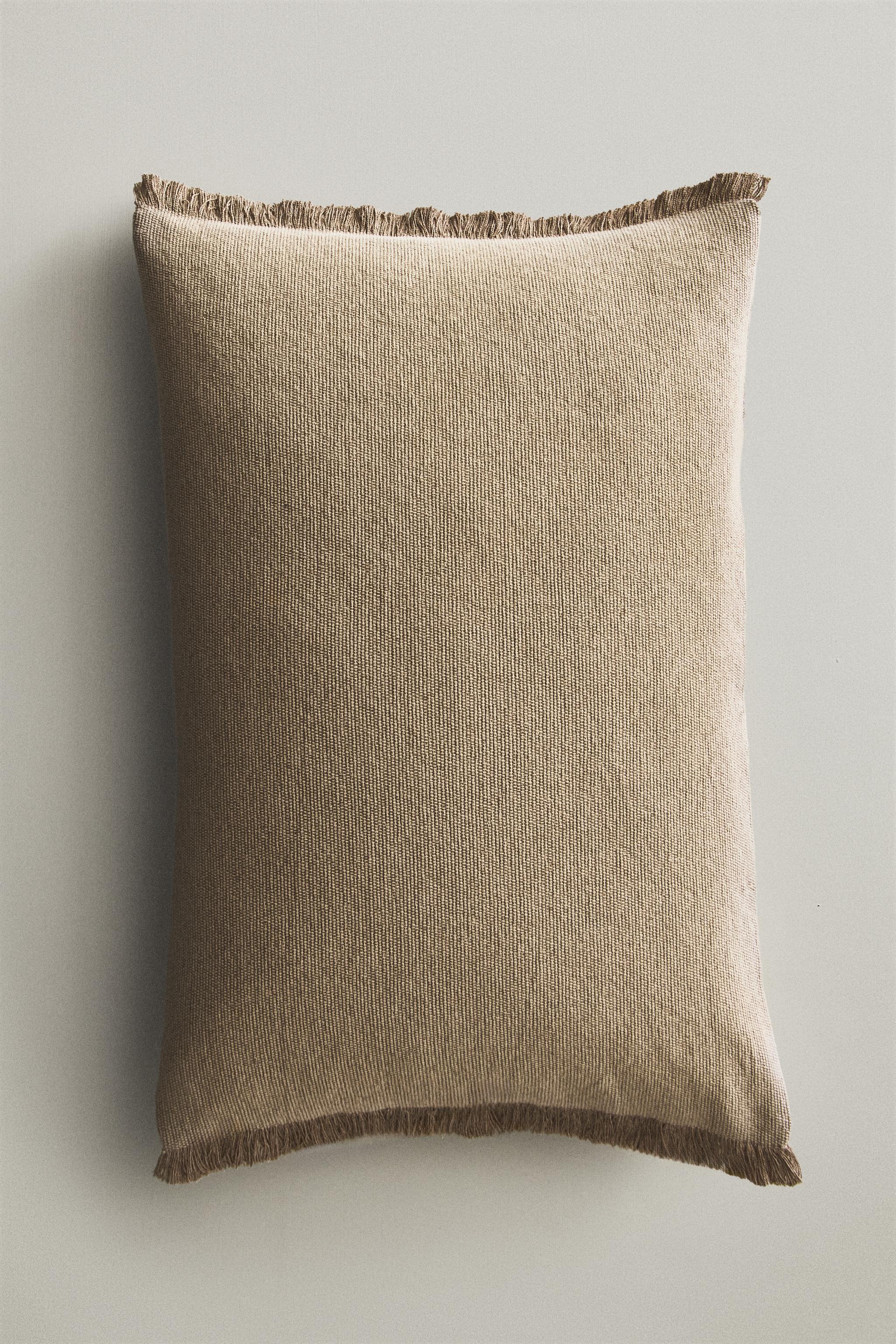 HOUSSE DE COUSSIN FRANGES