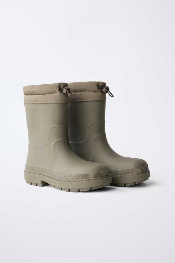 BOTTE DE PLUIE AJUSTABLE - Vert de Zara - Image 1