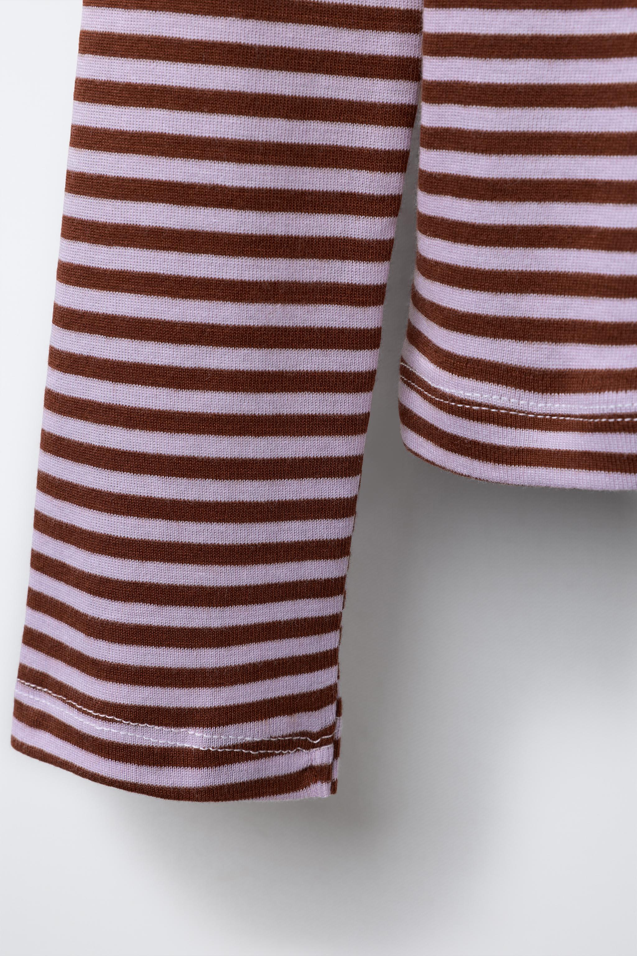 BENSIMON ® X ZARA STRIPED TURTLENECK T-SHIRT