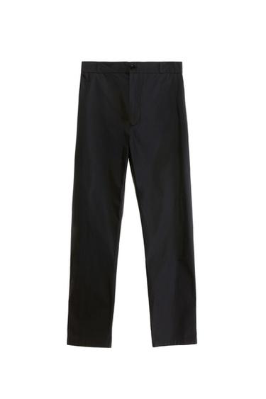 PANTALON TECHNIQUE À TAILLE JOGGER - Bleu marine foncé de Zara
