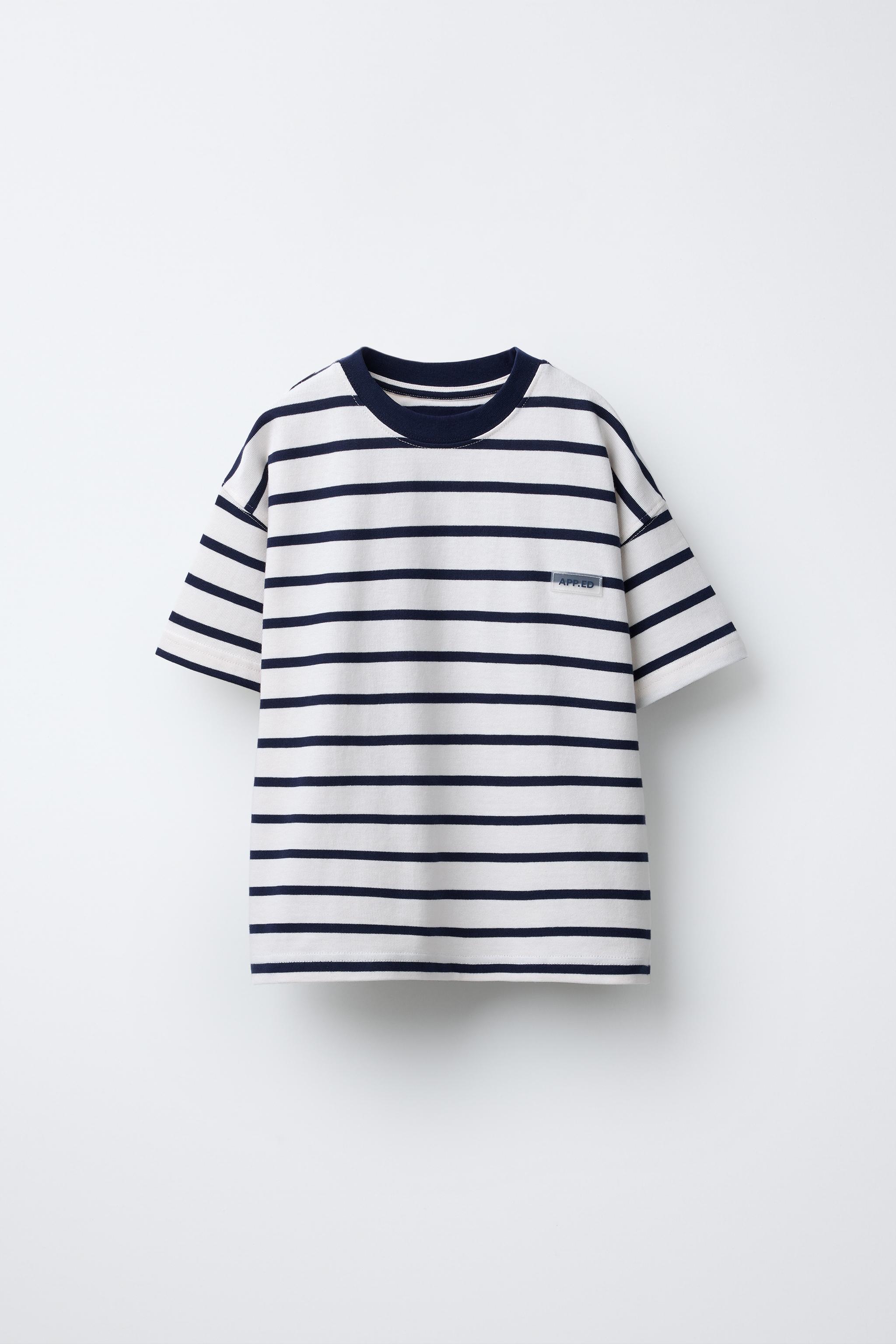 男の子用ストライプTシャツ | ZARA 日本