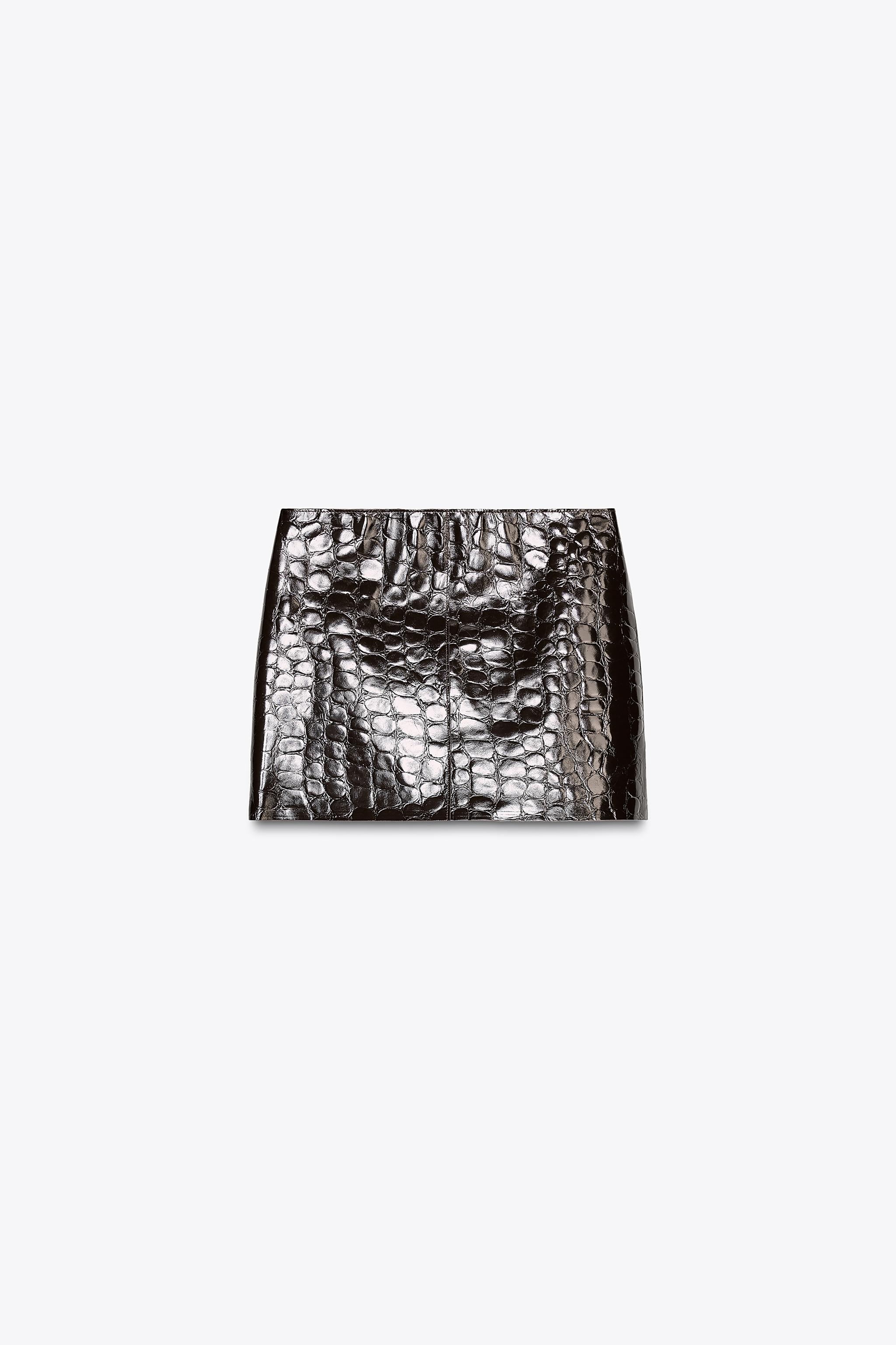 mini jupe cuir zara