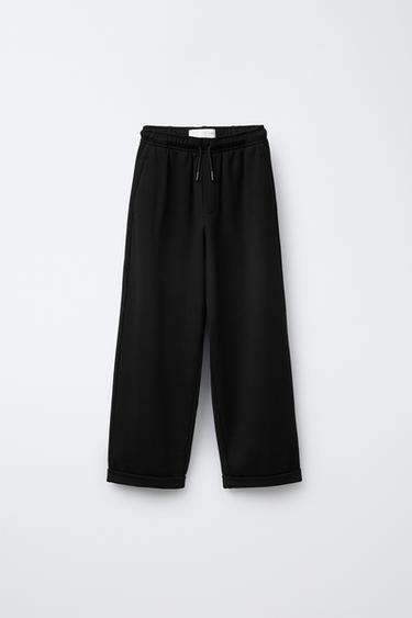 COMFORT JOGGING TROUSERS - Black by Zara - Image 0