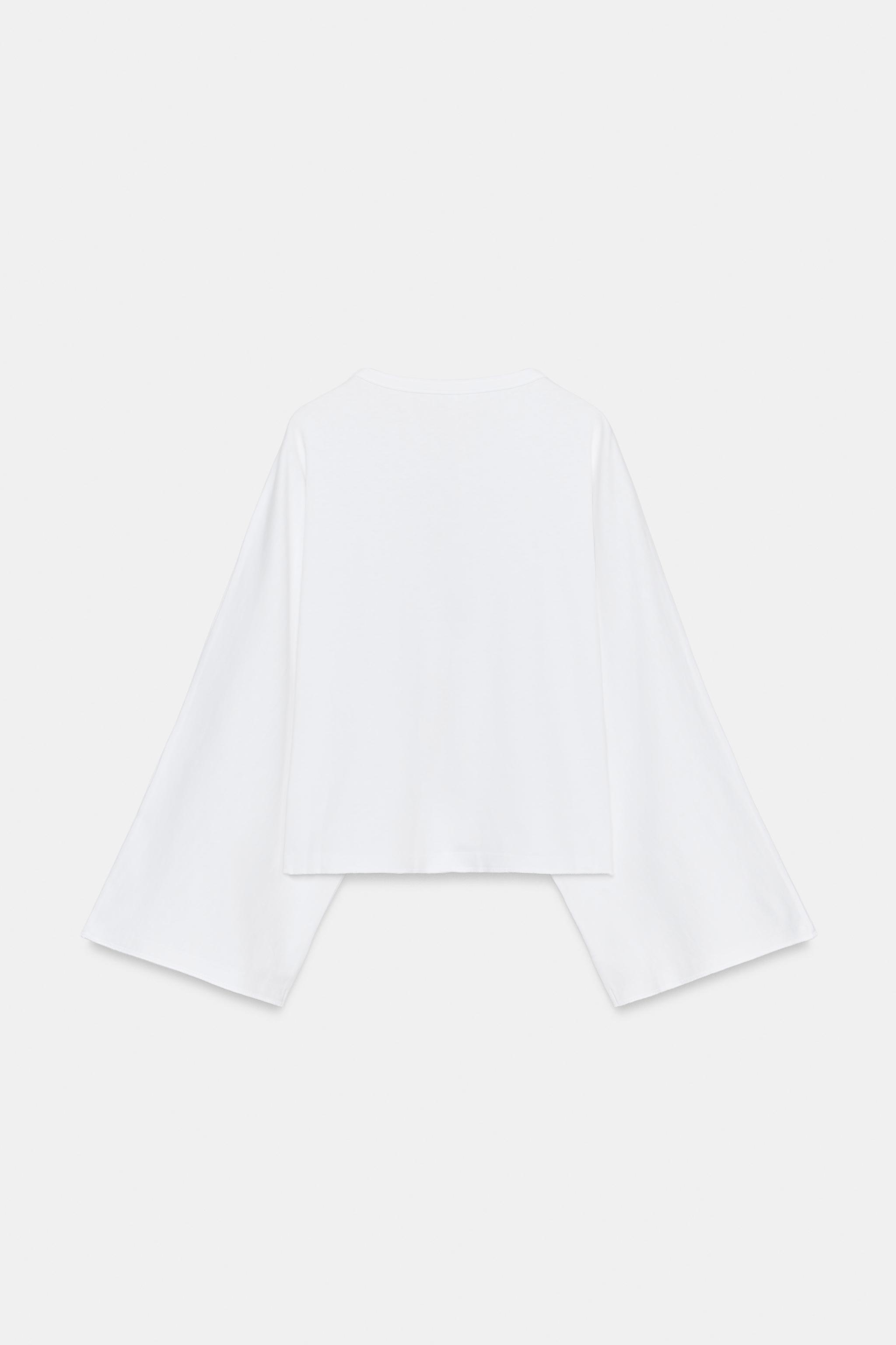 PELERİN KOLLU T-SHIRT - Görsel 8