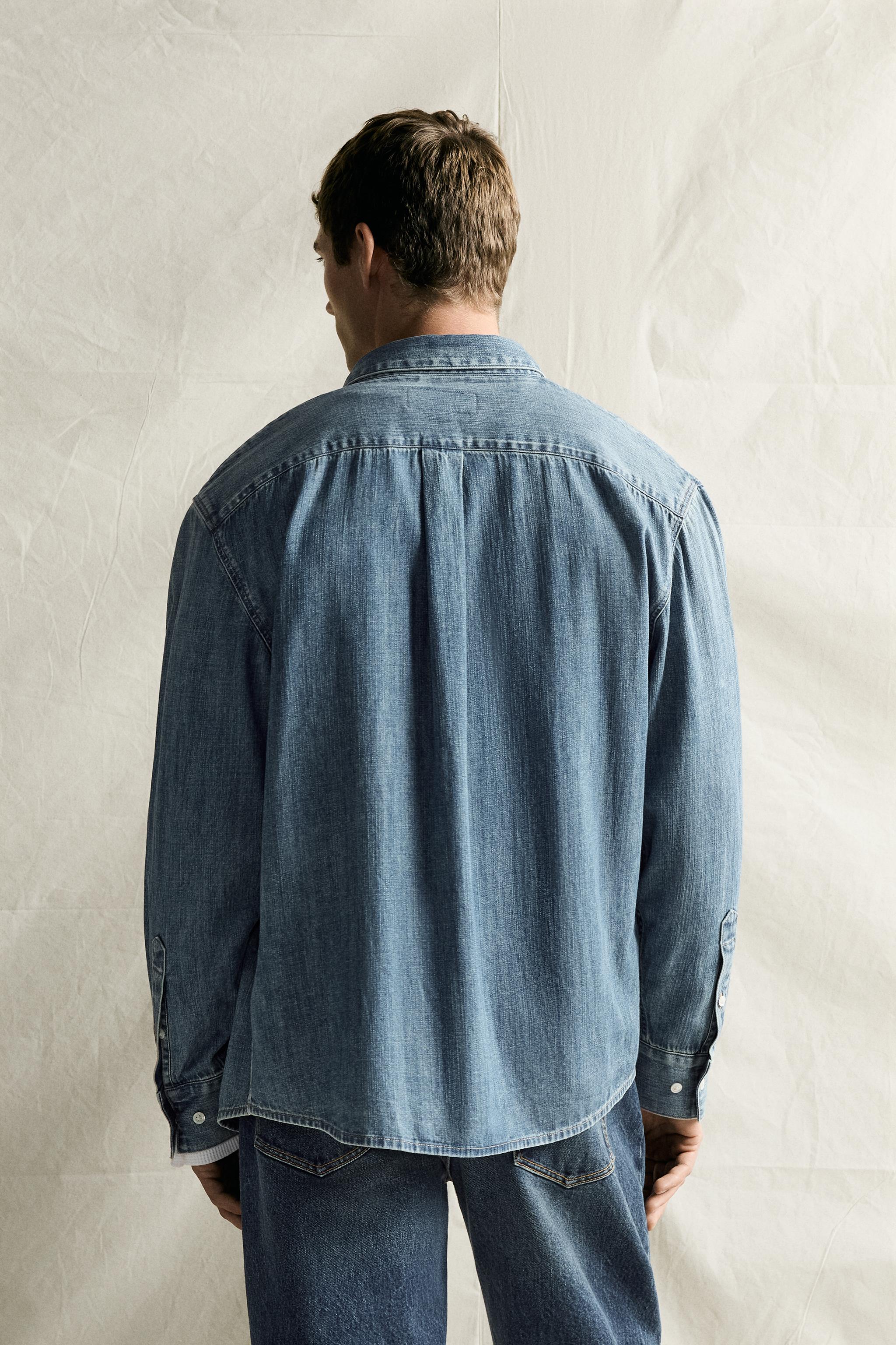 REGULAR FIT DENIM SHIRT