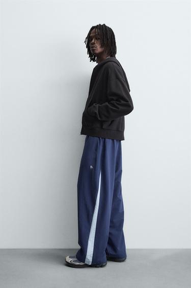 TECHNICAL TROUSERS WITH TAPING - Bluish by Zara - Image 3
