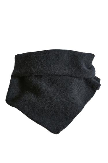 BANDANA UNI EN CACHEMIRE - Bleu de Zara