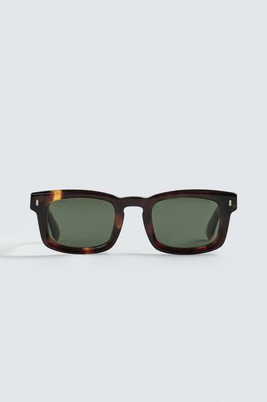 Zara SQUARE SUNGLASSES - Tortoise shell