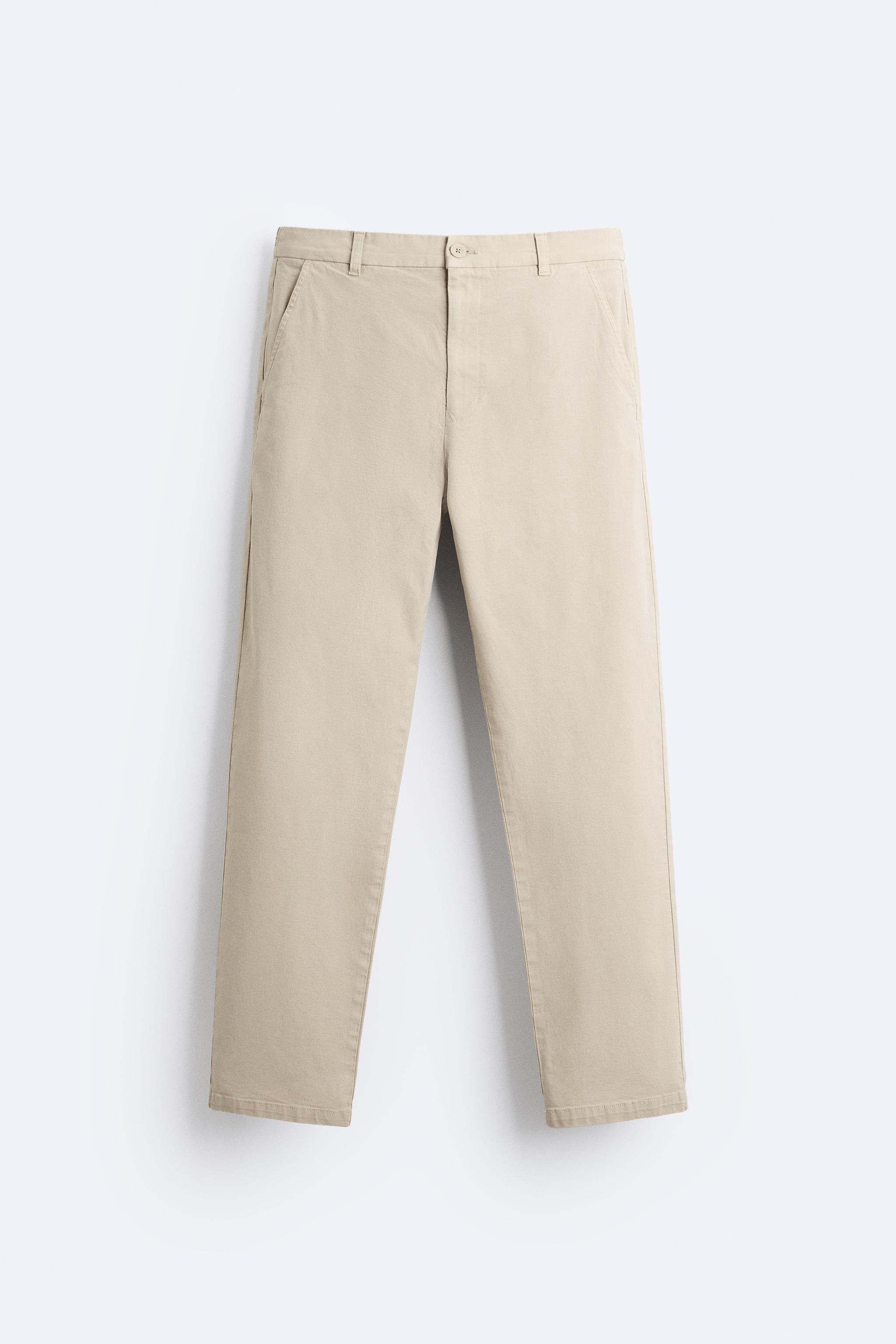 ELASTIC WAISTBAND CHINOS