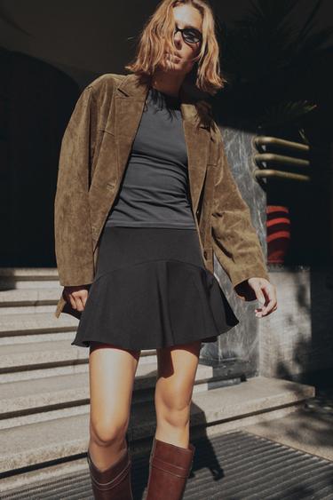 FALDA PANTALÓN - Negro de Zara