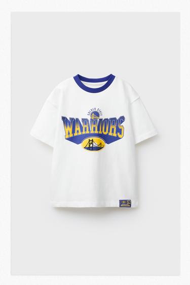 T-SHIRT IMPRIMÉ GOLDEN STATE WARRIORS NBA - Blanc de Zara