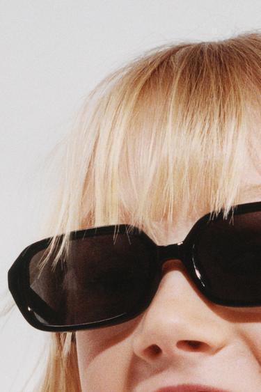 GAFAS DE SOL PASTA RECTANGULAR - Negro de Zara