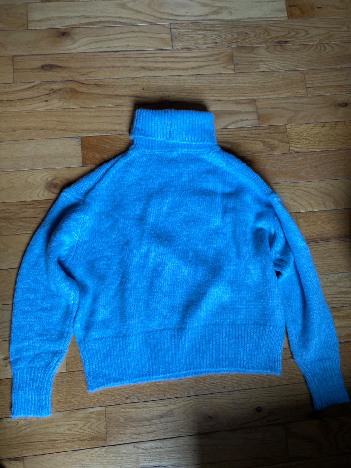 HIGH COLLAR KNIT SWEATER - Image 2