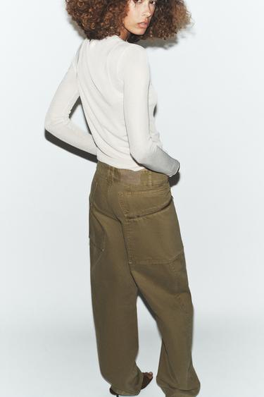 TOP EN MAILLE DOUBLE - Blanc de Zara - Image 3
