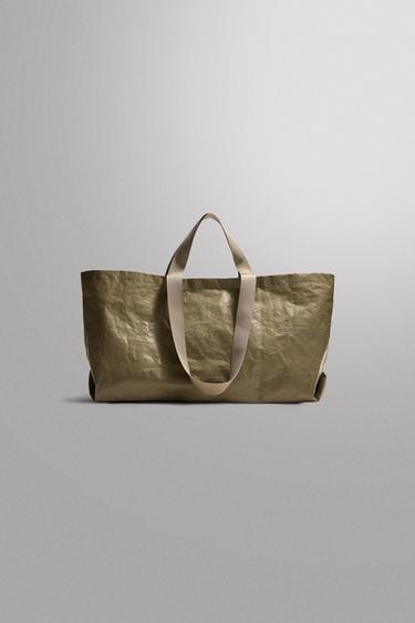 TOTE BAG - Taupe grey by Zara