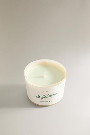 (150 G) BOUGIE PARFUMÉE CHOCOLAT MINT - marron-vison de Zara - Image 1