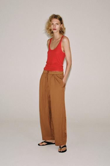 بنطلون منسدل ZW COLLECTION - تبغي الخاص بـ Zara - صورة 0