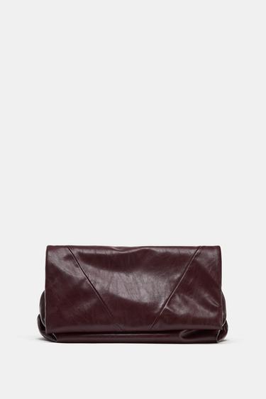SAC ENVELOPPE AVEC ANSE - Bordeaux de Zara