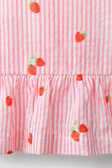 STRIPED AND STRAWBERRY BLOUSE - Pink by Zara - Image 2