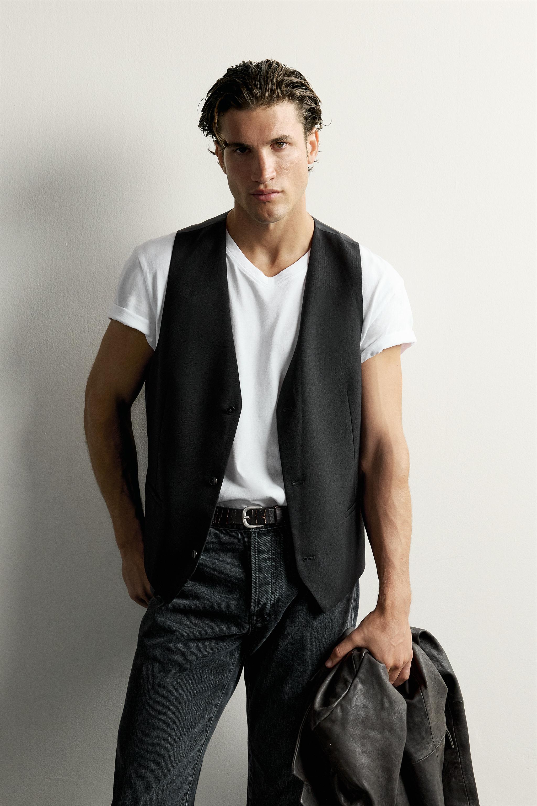 Zara REGULAR FIT YELEK görsel 2