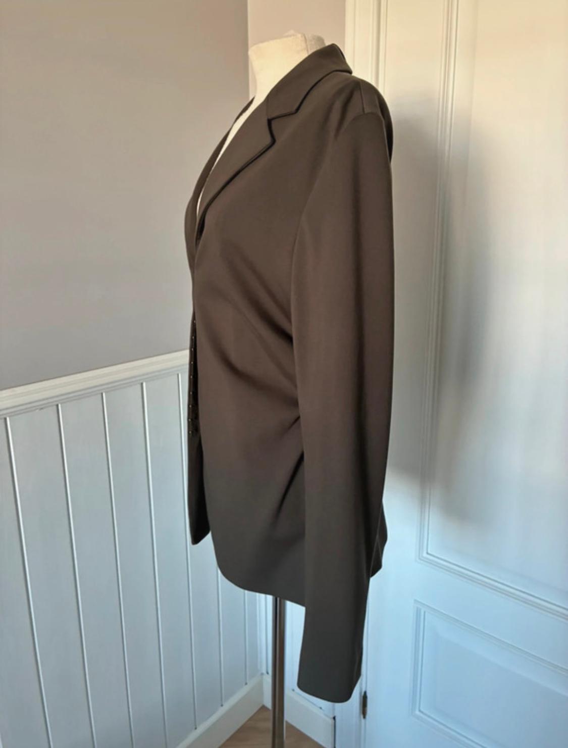 FITTED JACKET WITH PLEATED DETAILS - Image 6