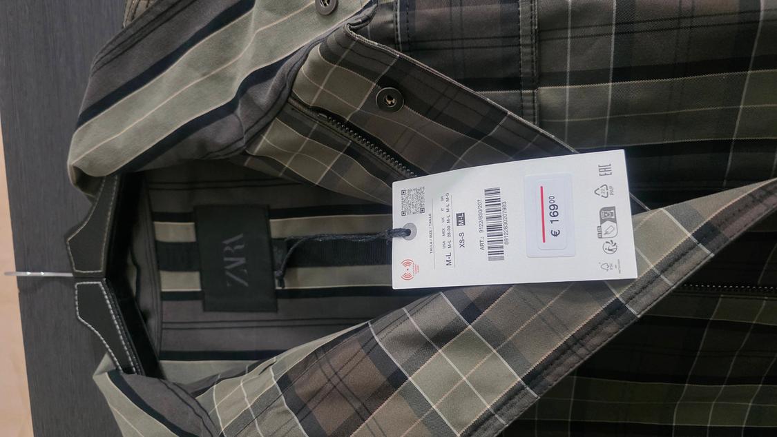 ZW COLLECTION LIMITED EDITION CHECKED TRENCH COAT - Image 4