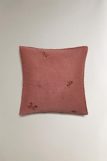 HOUSSE DE COUSSIN ÉDREDON ENFANT MICKEY & MINNIE ©DISNEY - Rouge orangé de Zara