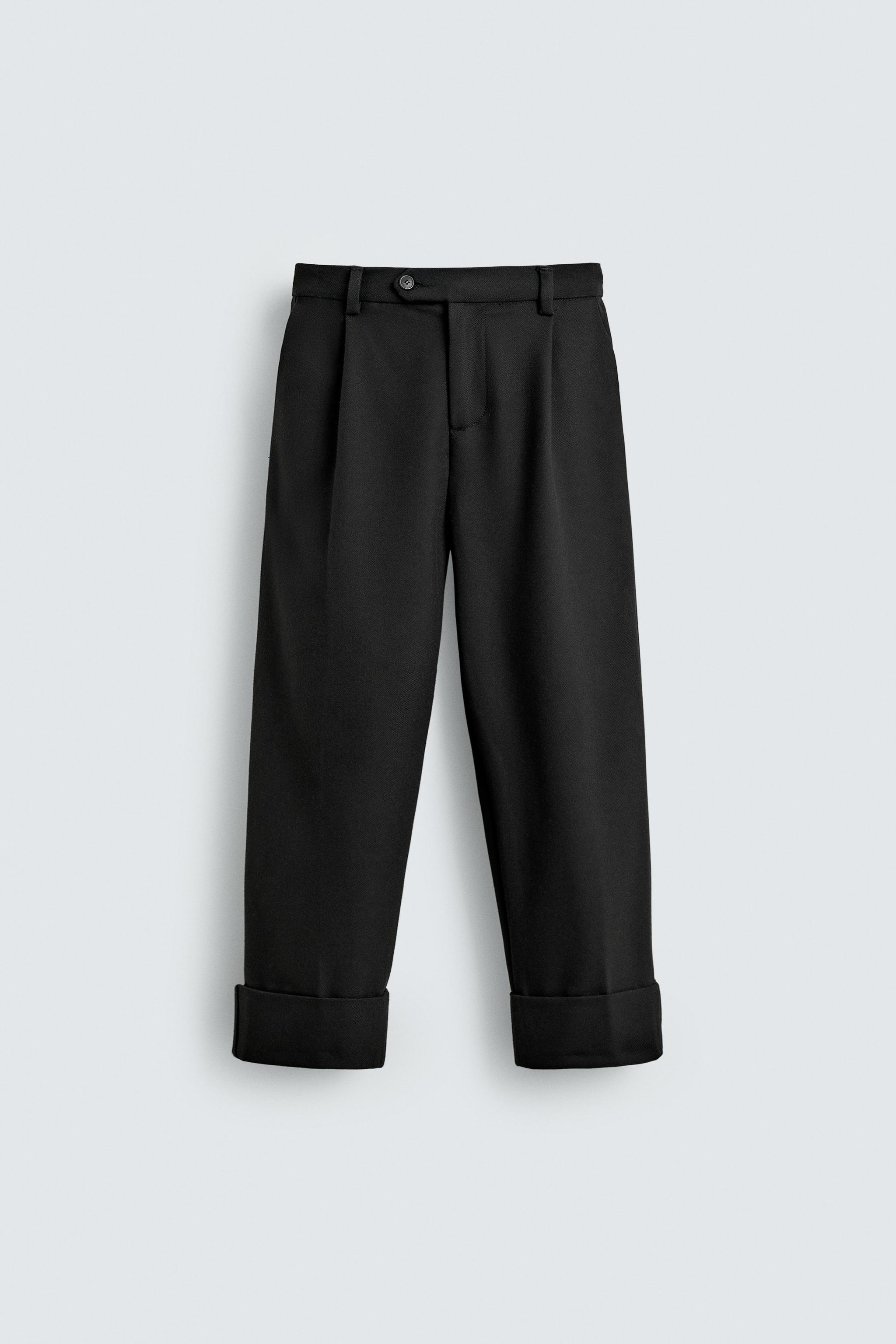 ZARA×ハリー・ランバート　ワンタックスラックス ザラ」がハリー・スタイルズのスタイリストとコラボ 全商品で低