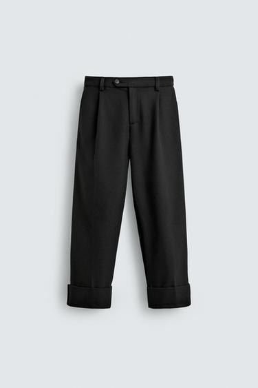 MICKEY MOUSE PATCH SUIT TROUSERS HARRY LAMBERT FOR ZARA X DISNEY - Black by Zara