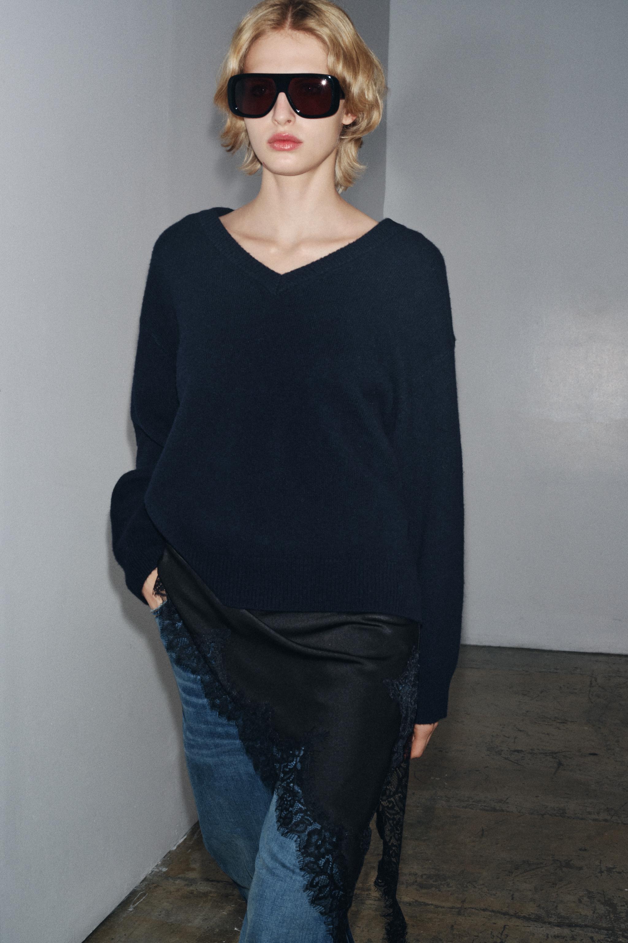 Vネックジャンパー – レディース | ZARA 日本